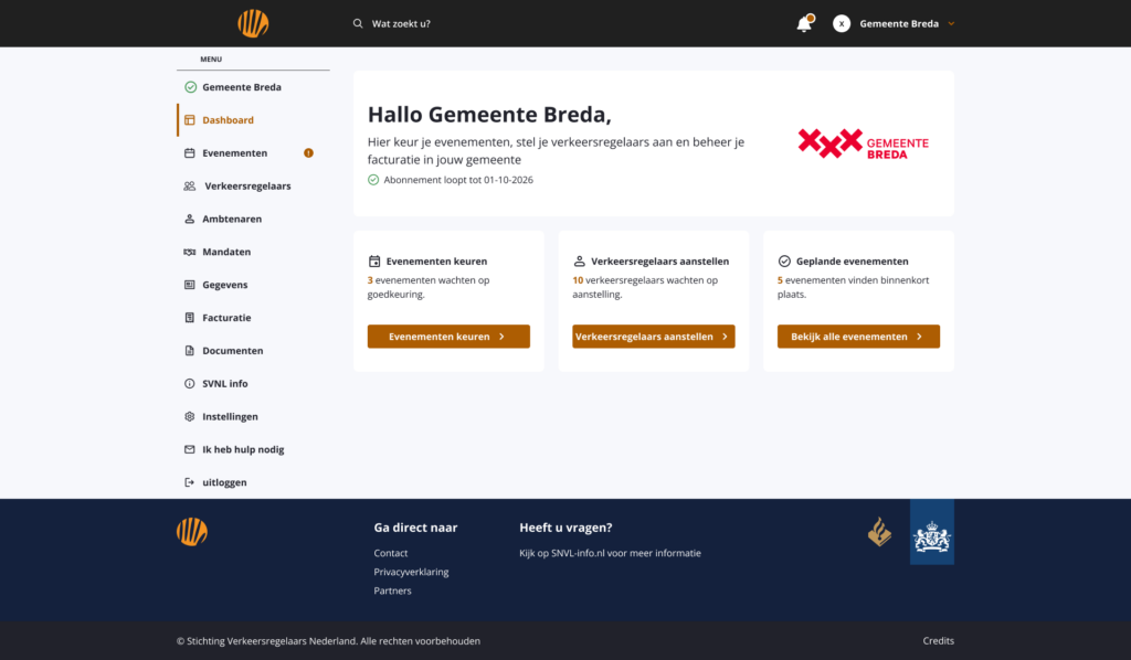 New dashboard for municipalities